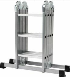 ROTOR Alumínium összecsukható létra 4x3 KMP403B (ETF-13007)