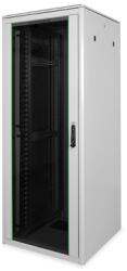 ASSMANN Varioflex-N 19" 42U 2022x800x800mm üveg első ajtós és hátsó acél dupla ajtós szürke álló rack szekrény (DN-43000) - officedepot