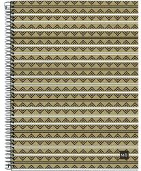 Miquelrius Ecoaztec A4 4x30lapos kockás spirálfüzet (A15289EAZ87)