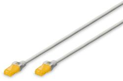 ASSMANN Cat. 6A U/UTP LSZH 2m szürke slim patch kábel (DK-1617-A-020S) - officedepot