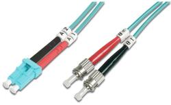 ASSMANN DK-2531-03/3 Duplex 2xLC + 2xST multimodusú OM3 50/125 LSOH 3m optikai patch kábel (DK-2531-03/3) - officedepot