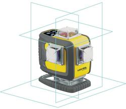 4 x 360°-os kék keresztsugaras lézerszint CL4D-B Bluetooth-szal (CL4D-B)