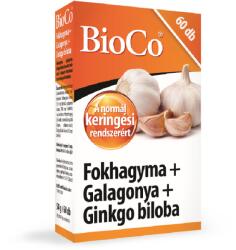 BioCo Usturoi + Păducel + Ginkgo Biloba, 60 comprimate, BioCo