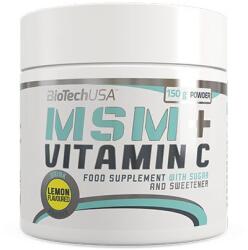 BioTechUSA USA MSM + Vitamin C italpor - 150g - bio