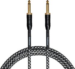 Cascha Professional Line Guitar Cable Tweed Black 3 m Egyenes - Egyenes Hangszerkábel (CCP-G2SBK3)