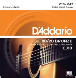 D'Addario EJ10 Akusztikus gitárhúrok (EJ10)