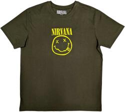 Nirvana Ing Yellow Happy Face Unisex Green XL (NIRVTS04MGR04)
