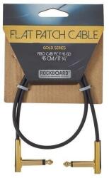 RockBoard Flat Patch Cable Gold 45 cm Pipa - Pipa Patch kábel (RBO CAB PC F 45 GD)