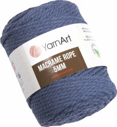 YARNART Macrame Rope 5 mm 85 m 761 Navy Blue Zsinór (Macrame Rope 5 mm 761)