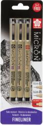 Sakura Pigma Micron Fineliner Műszaki tollak Black Set 2 (BLXSDK3CS)