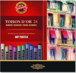 KOH-I-NOOR Toison D'or Set of Soft Pastels Szárazpasztell készlet 24 db (8514024005KS)