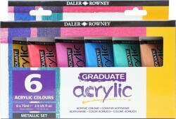 Daler-Rowney Graduate Akril festékek készlete 6 x 75 ml (123900016)