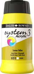 Daler-Rowney System3 Akril festék Lemon Yellow 500 ml 1 db (129500651)