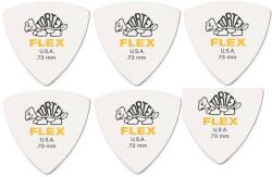 Dunlop 456R 0.73 Tortex Flex Triangle Pengető (456R73-6PACK-SET)