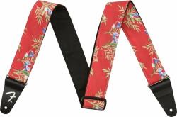 Fender 2'' Hawaiian Strap Red Floral Textil gitár heveder Red (0990719009)