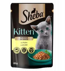 Sheba Kitten tasak 85 g nedves teljes értékű cicatáp csirkedarabok mártásban