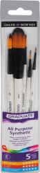 Daler-Rowney Graduate Multi-Technique Brush Synthetic Ecsetkészlet 5 db (212550009)