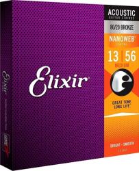 Elixir 11102 Nanoweb 13-56 Akusztikus gitárhúrok (11102)