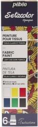 Pébéo Setacolor Színkészlet textilekhez 6x20 ml (69.3906)