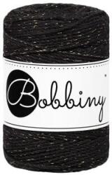 Bobbiny 3PLY Macramé Rope 1, 5 mm 100 m Golden Black Zsinór (TD-E077)