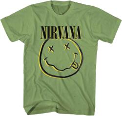 Nirvana Inverse Happy Face Green S Ing (NIRVTS13MGR01)