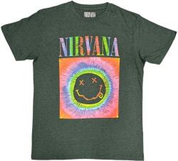 Nirvana Happy Face Glow Box Rövid ujjú póló Green S (NIRVTS61MGR01)