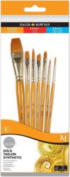 Daler-Rowney Simply Acrylic Brush Gold Taklon Synthetic Ecsetkészlet 7 db (216920700)