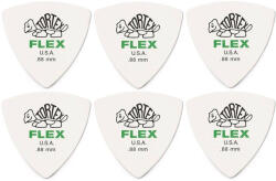 Dunlop 456R 0.88 Tortex Flex Triangle Pengető (456R88-6PACK-SET)