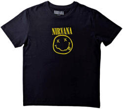 Nirvana Flower Sniffin (Back Print) Black S Ing (NIRVTS07MB01)