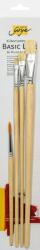 Kreul Artists' Goldhair Synthetics Lapos ecsetkészlet 4 db (47340)