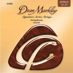 Dean Markley 2008 Vintage Bronze 10-47 Akusztikus gitárhúrok (DM2008)