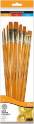 Daler-Rowney Simply Acrylic Brush Gold Taklon Synthetic Ecsetkészlet 10 db (216920110)