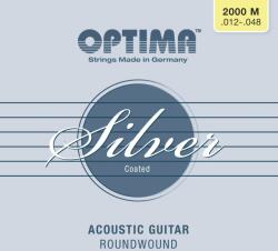 Optima 2000. M Silver Acoustic Medium Akusztikus gitárhúrok (2000.M)