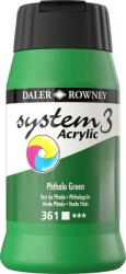 Daler-Rowney System3 Akril festék Phthalo Green 500 ml 1 db (129500361)