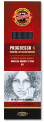KOH-I-NOOR Woodless Graphite Pencil Progresso Asort Művész ceruza készlet 6 db (8915006001PZ)