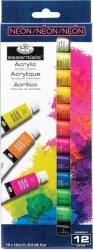Royal & Langnickel ACRNEON-12 Akril festékek készlete 12 x 12 ml 12 db (ACRNEON-12)