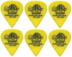 Dunlop 412R 0.73 Tortex Sharp SET Pengető (412R73-6PACK-SET)