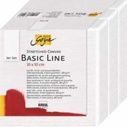 Kreul Vászon festmény Basic Line 10 x 10 cm 3 db (631010)