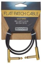 RockBoard Flat Patch Cable Gold 60 cm Pipa - Pipa Patch kábel (RBO CAB PC F 60 GD)