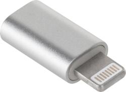 Cabletech Micro USB Lightning reduktor ezüst (ML0851W)