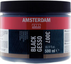 Amsterdam Gesso 3007 Közepes Black 500 ml 1 db (24183007)