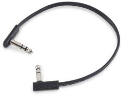 RockBoard Flat TRS 30 cm Pipa - Pipa Patch kábel (RBO CAB F TRS 30 BK)