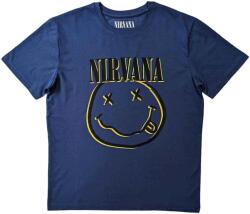 Nirvana Ing Inverse Happy Face Unisex Sky Blue L (NIRVTS13MBL03)