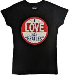 The Beatles Ing Vintage I Love The Beatles Womens Black XL (BEATTEE16LB04)