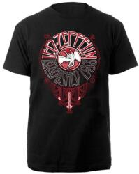 Led Zeppelin Ing Deco Circle Unisex Black S (LZTS13MB01)