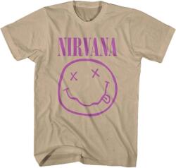 Nirvana Ing Purple Happy Face Unisex Sand 2XL (NIRVTS34MS05)