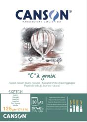 Canson Pad Càgrain Vázlatfüzet A3 125 g White (C400060607)
