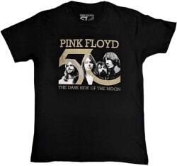 Pink Floyd Ing Band Photo & 50th Logo Unisex Black XL (PFTEE167MB04)