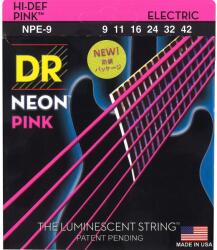 DR Strings NPE-9 Neon Elektromos gitárhúrok (NPE-9)