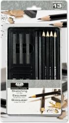 Royal & Langnickel Sketching Art Set Small Tin Művész ceruza készlet Graphite 13 db (RSET-ART2502)
